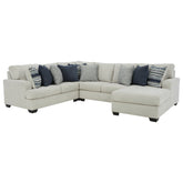 Lowder 4-Piece Sectional with Chaise Ash-13611S6
