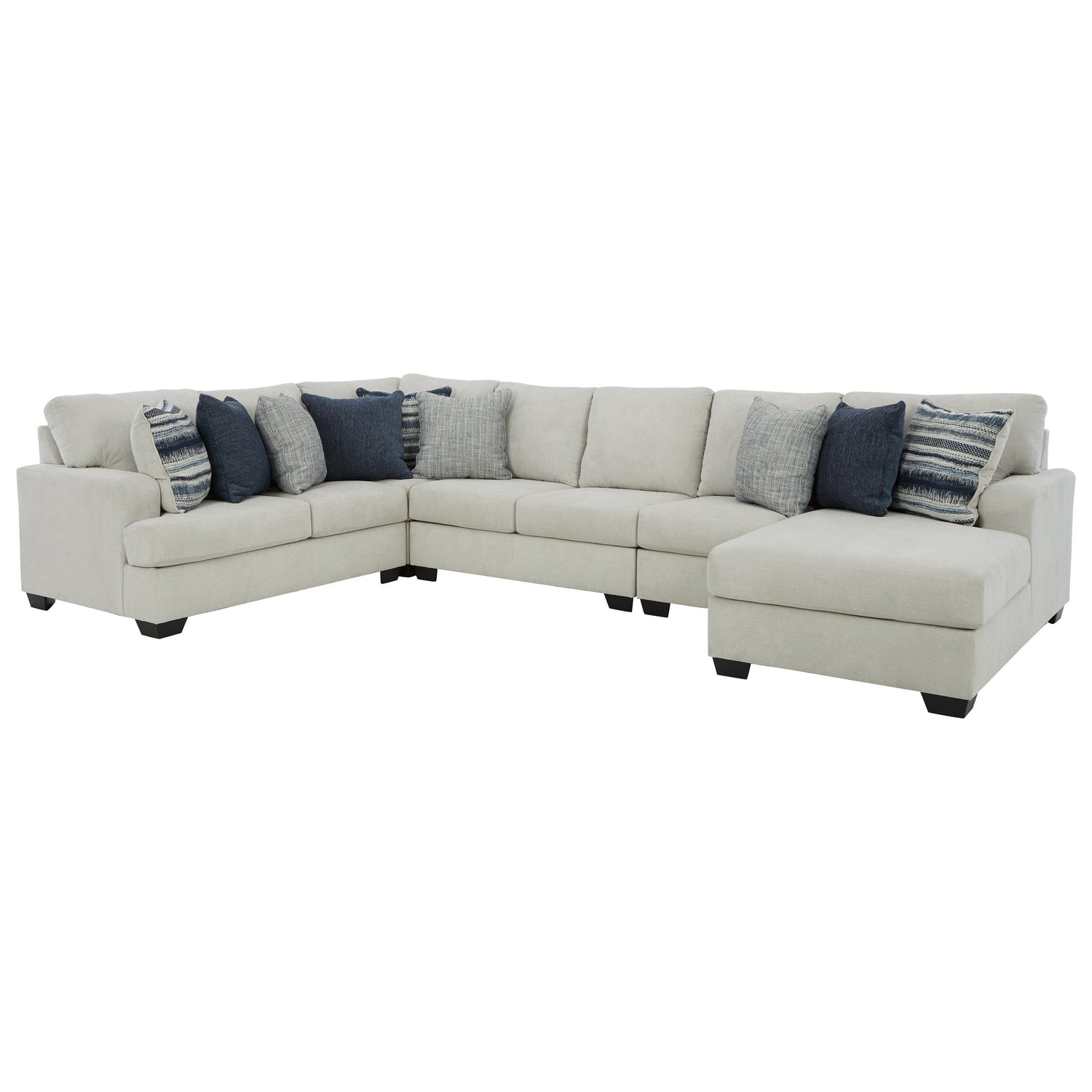 Lowder 5-Piece Sectional with Chaise Ash-13611S4