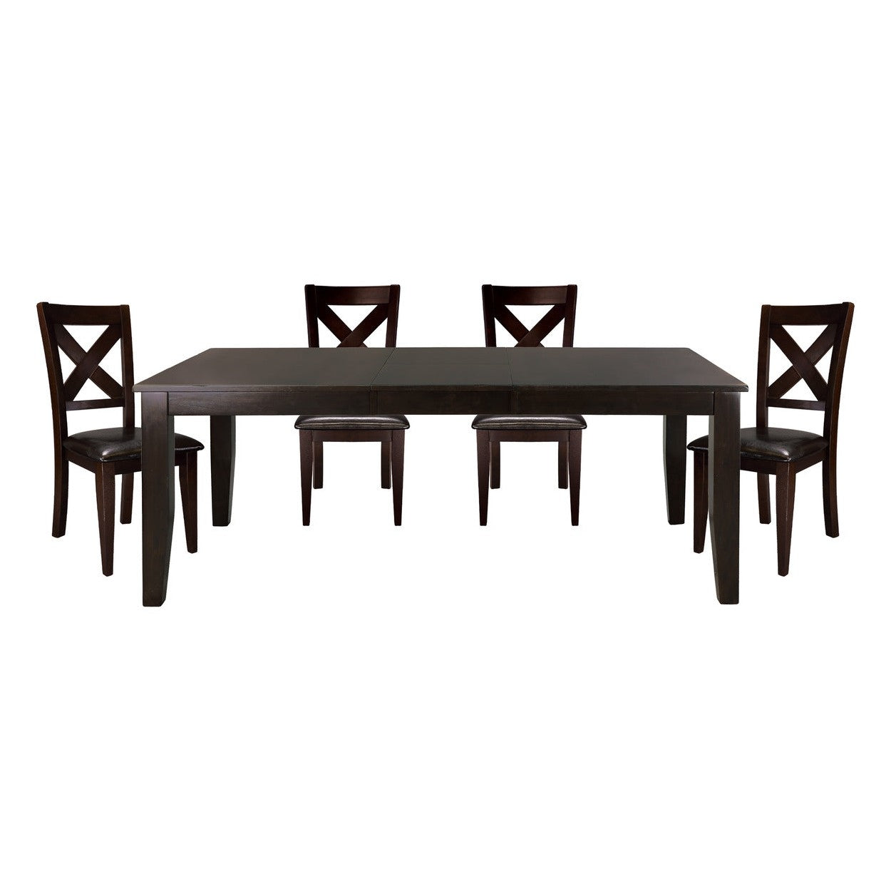 5pc set (TABLE + 4 SIDE CHAIRS) 1372-78*5