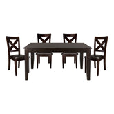 5pc set (TABLE + 4 SIDE CHAIRS) 1372-78*5