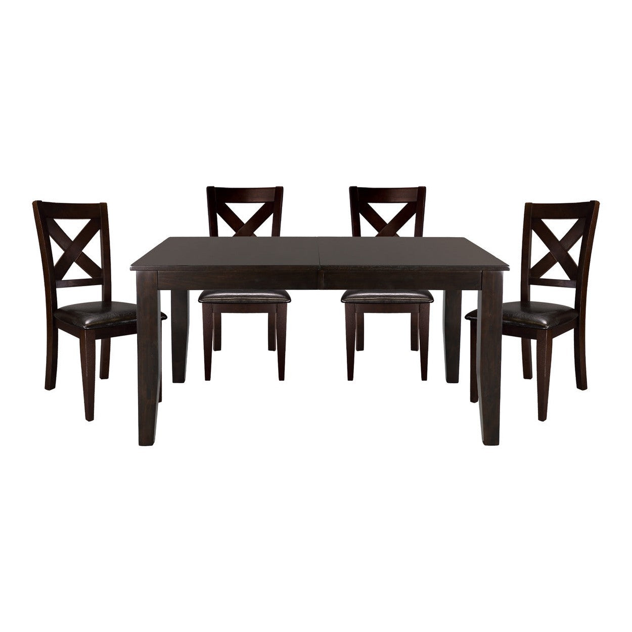 5pc set (TABLE + 4 SIDE CHAIRS) 1372-78*5