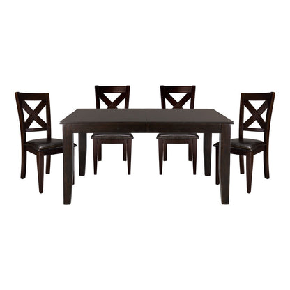 5pc set (TABLE + 4 SIDE CHAIRS) 1372-78*5
