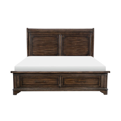 (3) Eastern King Platform Bed with Footboard Storage 1406K-1EK*
