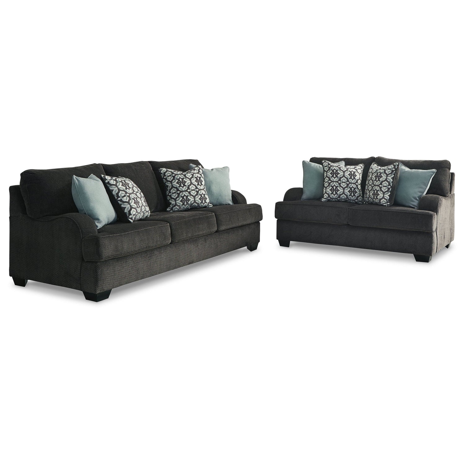Charenton Sofa and Loveseat Ash-14101U1