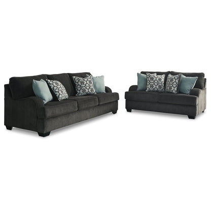Charenton Sofa and Loveseat Ash-14101U1