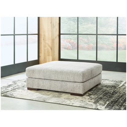 Regent Park Oversized Accent Ottoman Ash-1440408