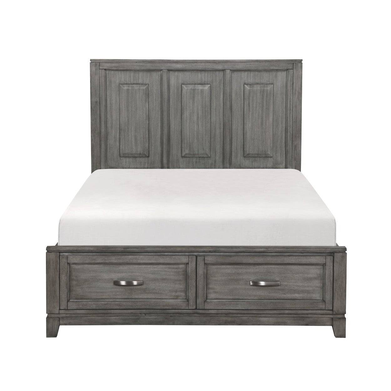 (3) CK PLFM BED W/FB DRAWERS 1450K-1CK*