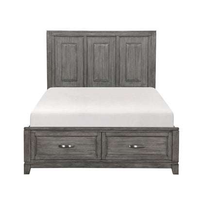 (3) CK PLFM BED W/FB DRAWERS 1450K-1CK*