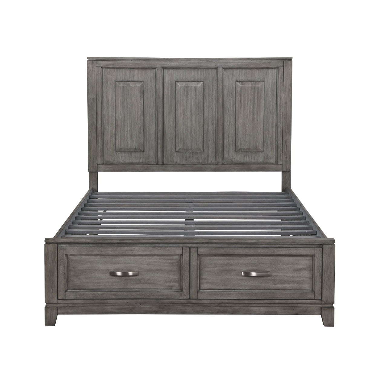 (3) CK PLFM BED W/FB DRAWERS 1450K-1CK*
