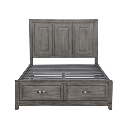 (3) CK PLFM BED W/FB DRAWERS 1450K-1CK*