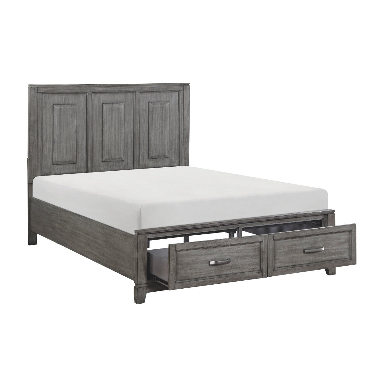(3) EK PLFM BED W/FB DRAWERS 1450K-1EK*
