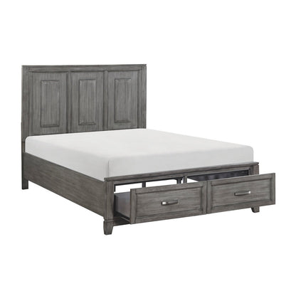 (3) EK PLFM BED W/FB DRAWERS 1450K-1EK*