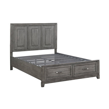 (3) EK PLFM BED W/FB DRAWERS 1450K-1EK*