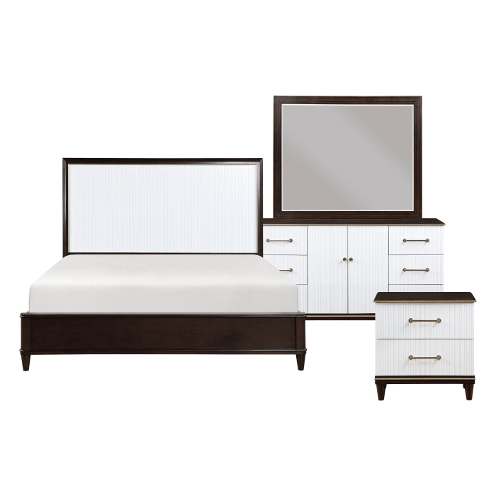 Juego de 4 piezas Homelegance Niles (QB+NS+DR+MR)