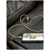 Willamen Reclining Sofa with Drop Down Table Ash-1480189