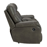 Willamen Reclining Loveseat with Console Ash-1480194