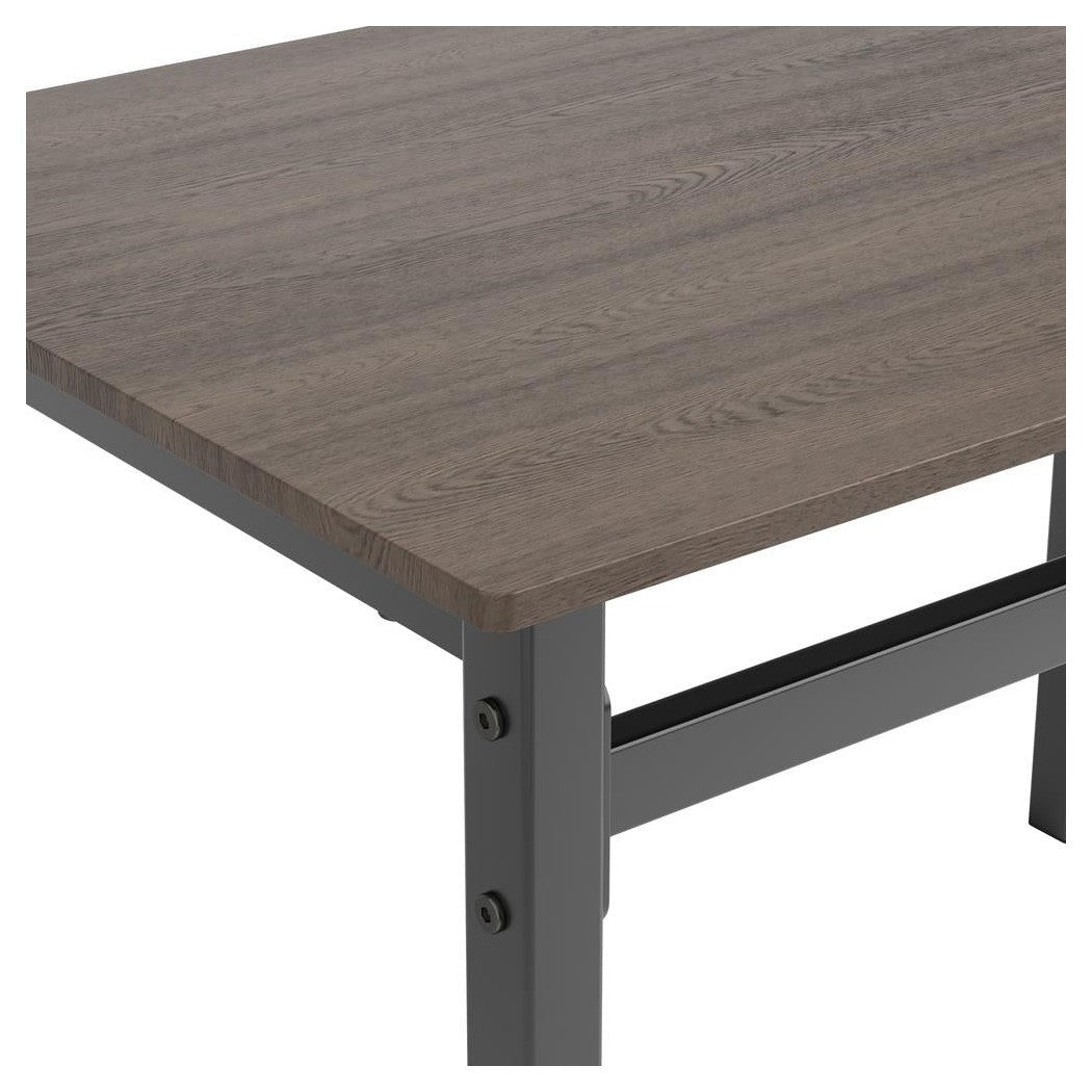 Lana 5-piece Dining Set Ark Brown and Matte Black 150505