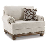 Harleson Sofa and Loveseat with Chair and Ottoman Ash-15104U4