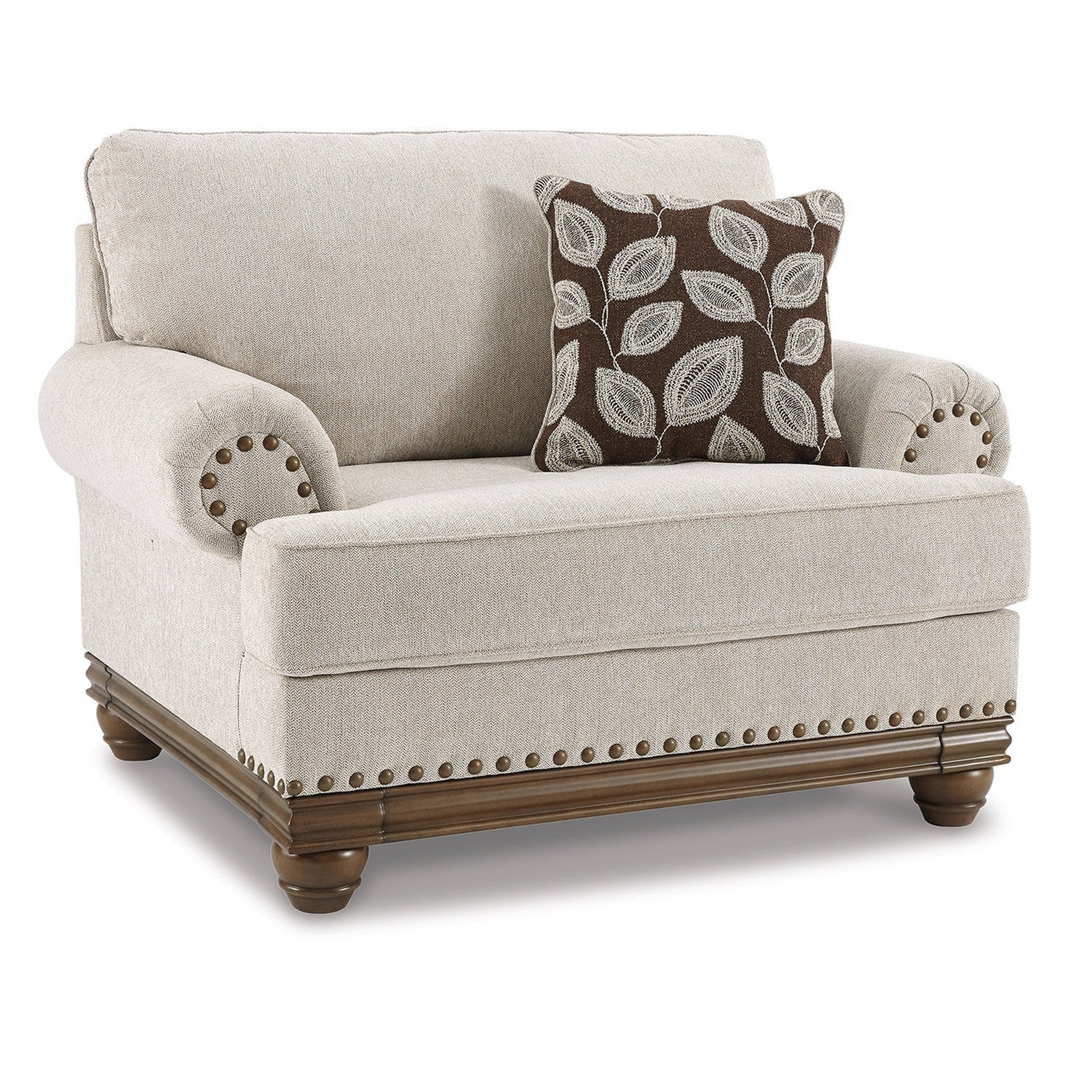 Harleson Sofa and Loveseat with Chair and Ottoman Ash-15104U4