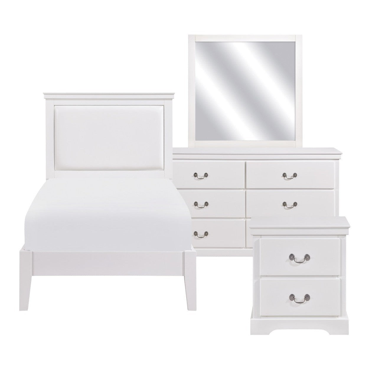 4pc Set (TB+NS+DR+MR) 1519WHT-1*4