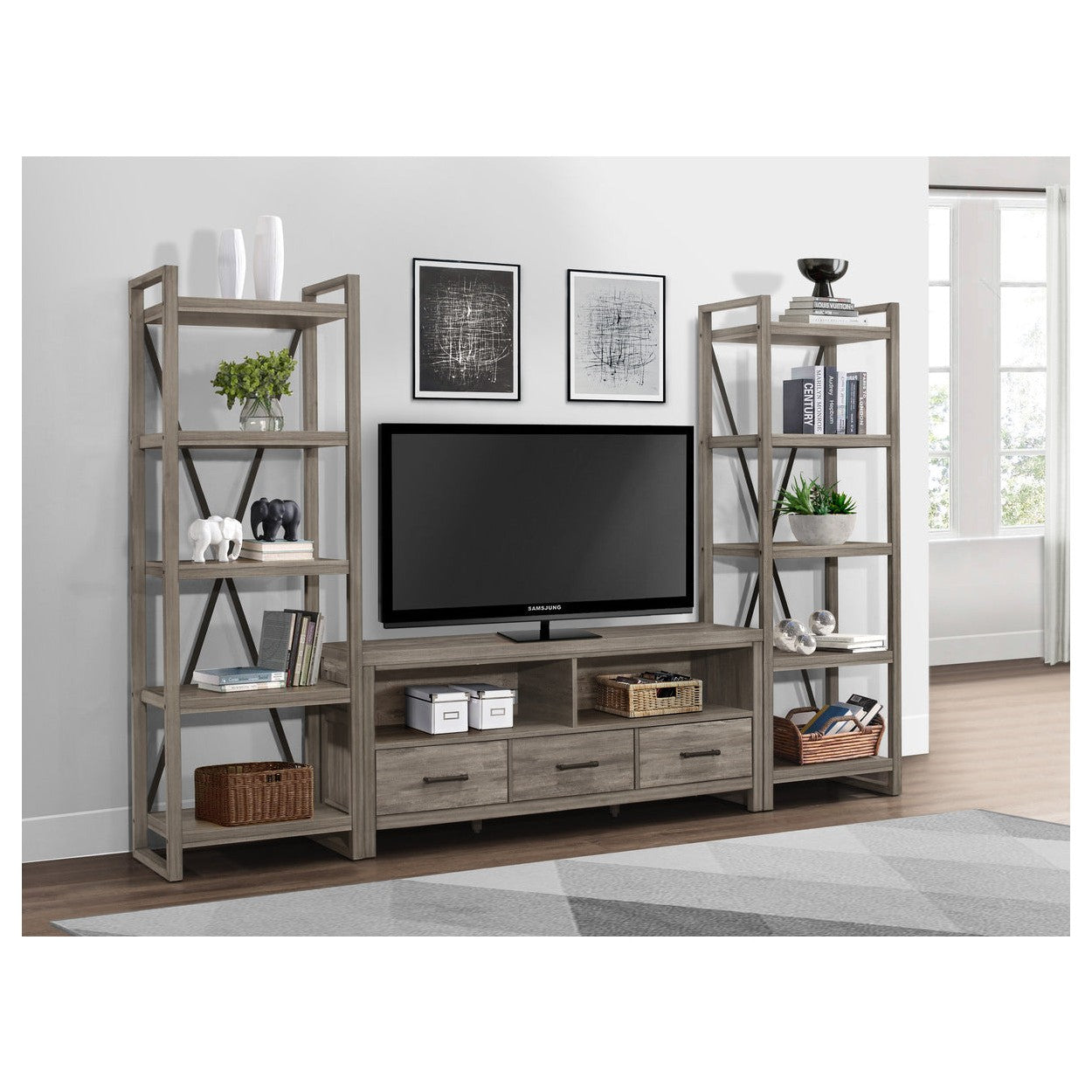 TV STAND, MELAMINE 15260-66T