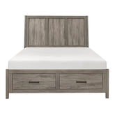 (3) QN PLFM BED W/FB STORAGE 1526-1*