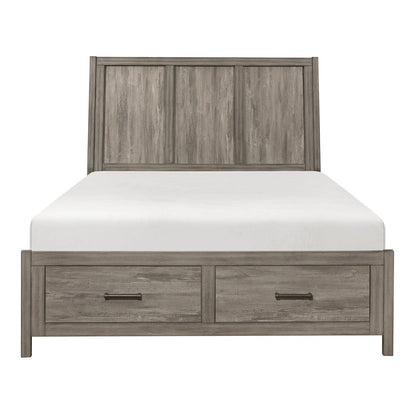(3) QN PLFM BED W/FB STORAGE 1526-1*