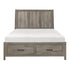 (3) QN PLFM BED W/FB STORAGE 1526-1*