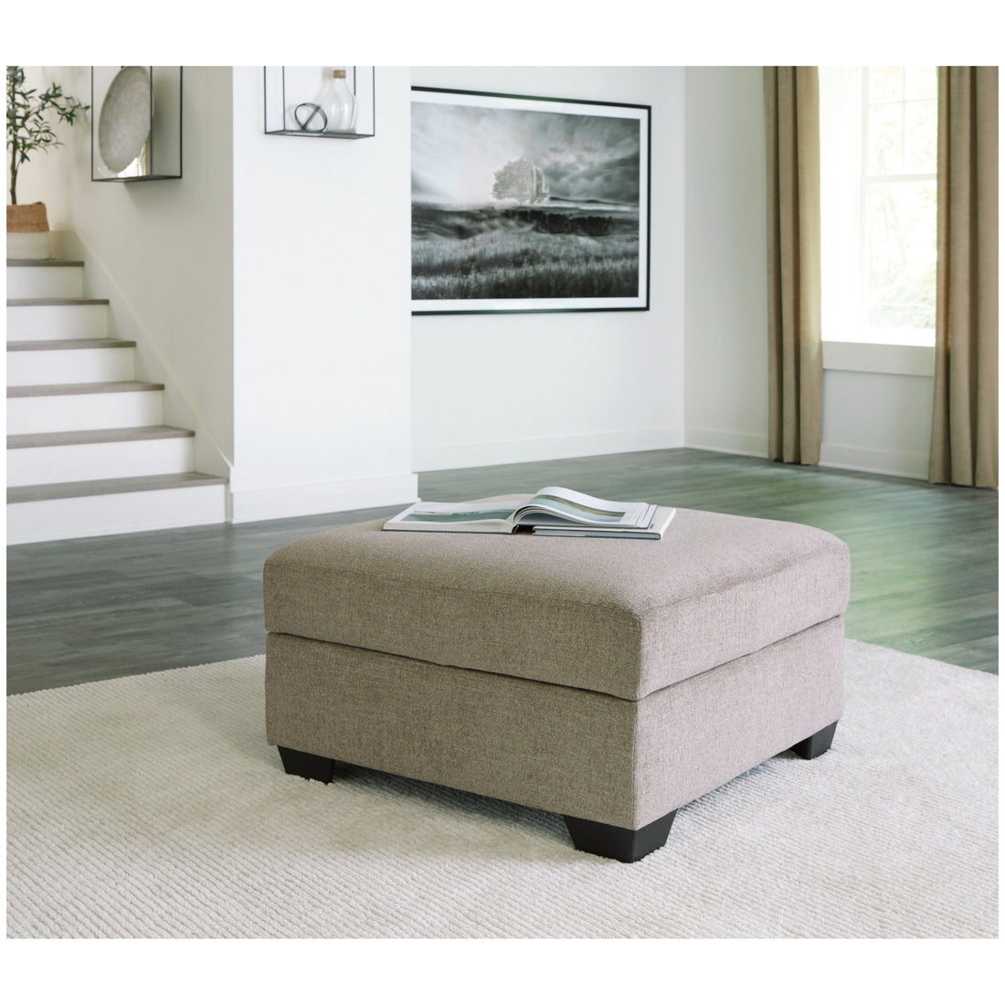 Creswell Ottoman With Storage Ash-1530511