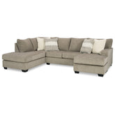 Creswell 2-Piece Sectional with Chaise Ash-15305S2