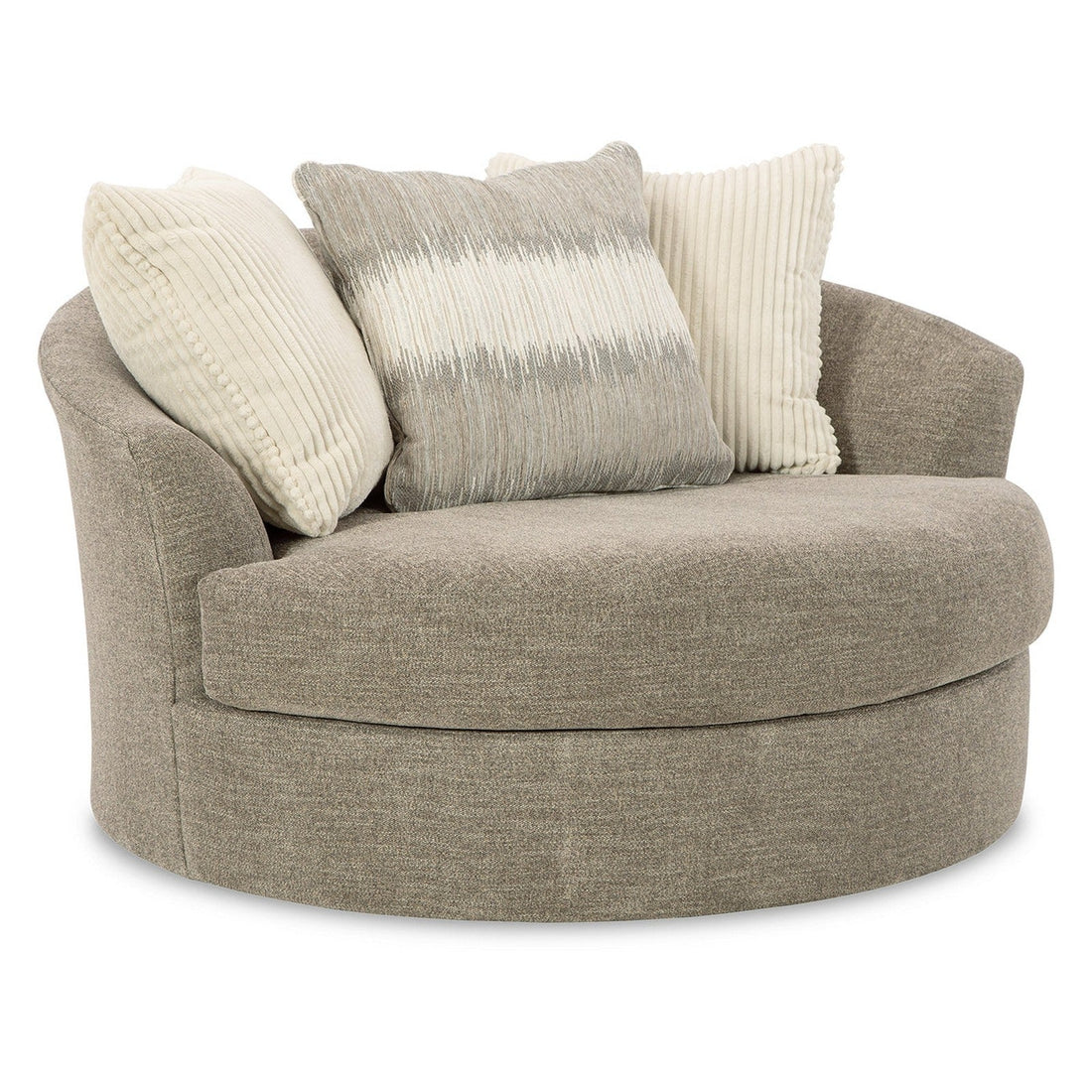 Creswell Oversized Swivel Accent Chair Ash-1530521