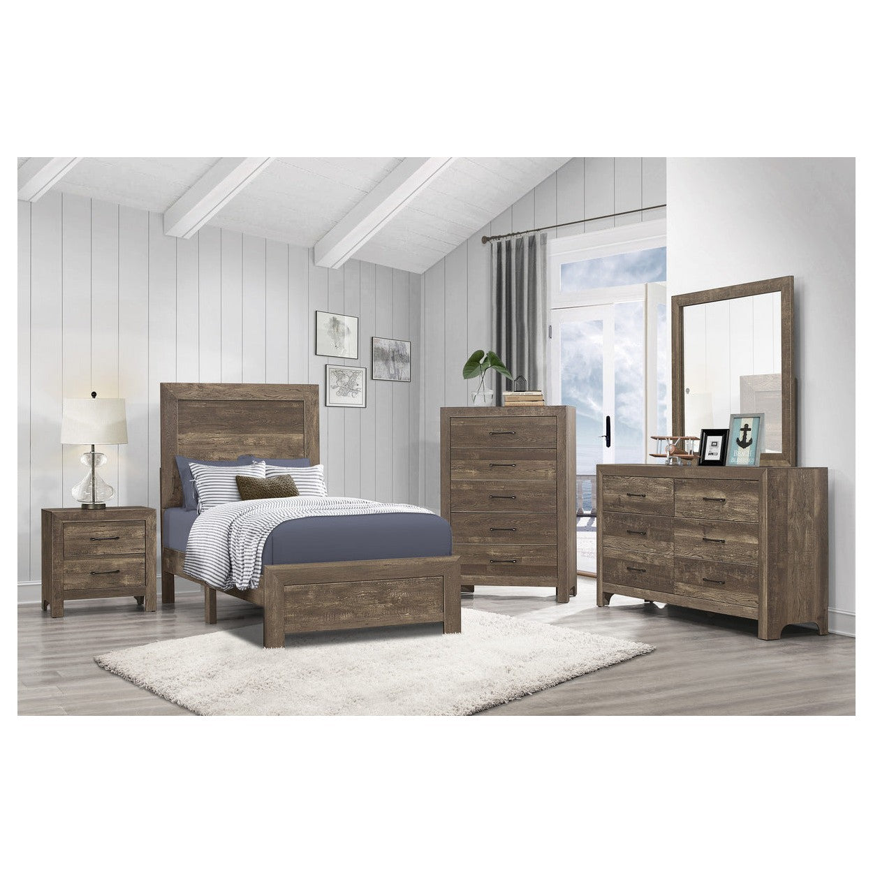 Twin Bed in a Box 1534T-1