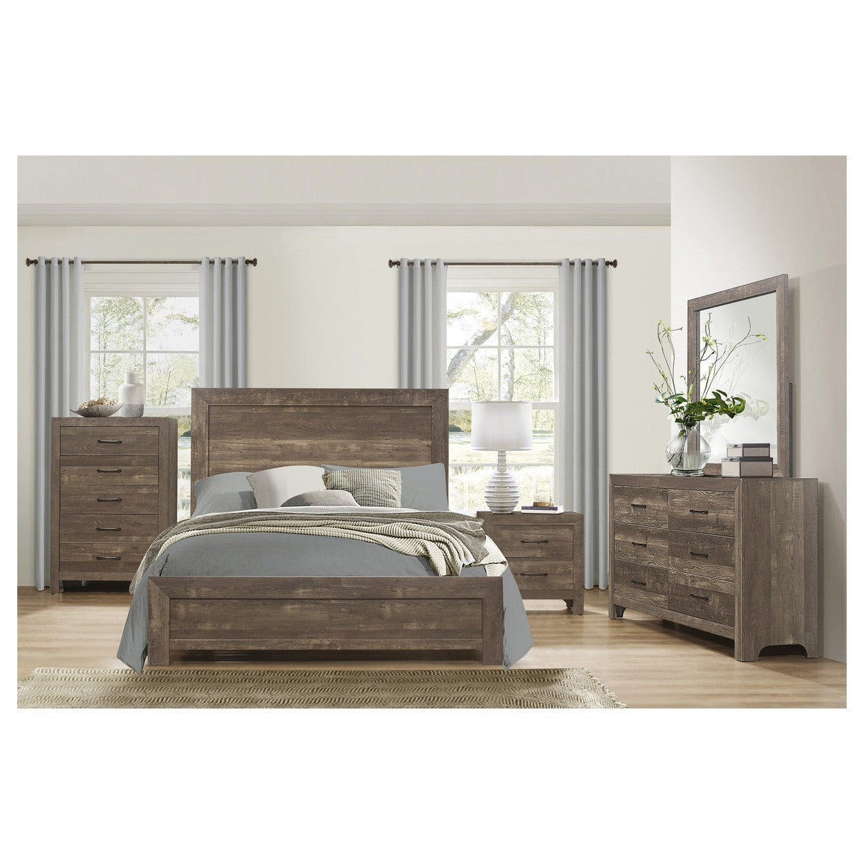 Eastern King Bed in a Box 1534K-1EK