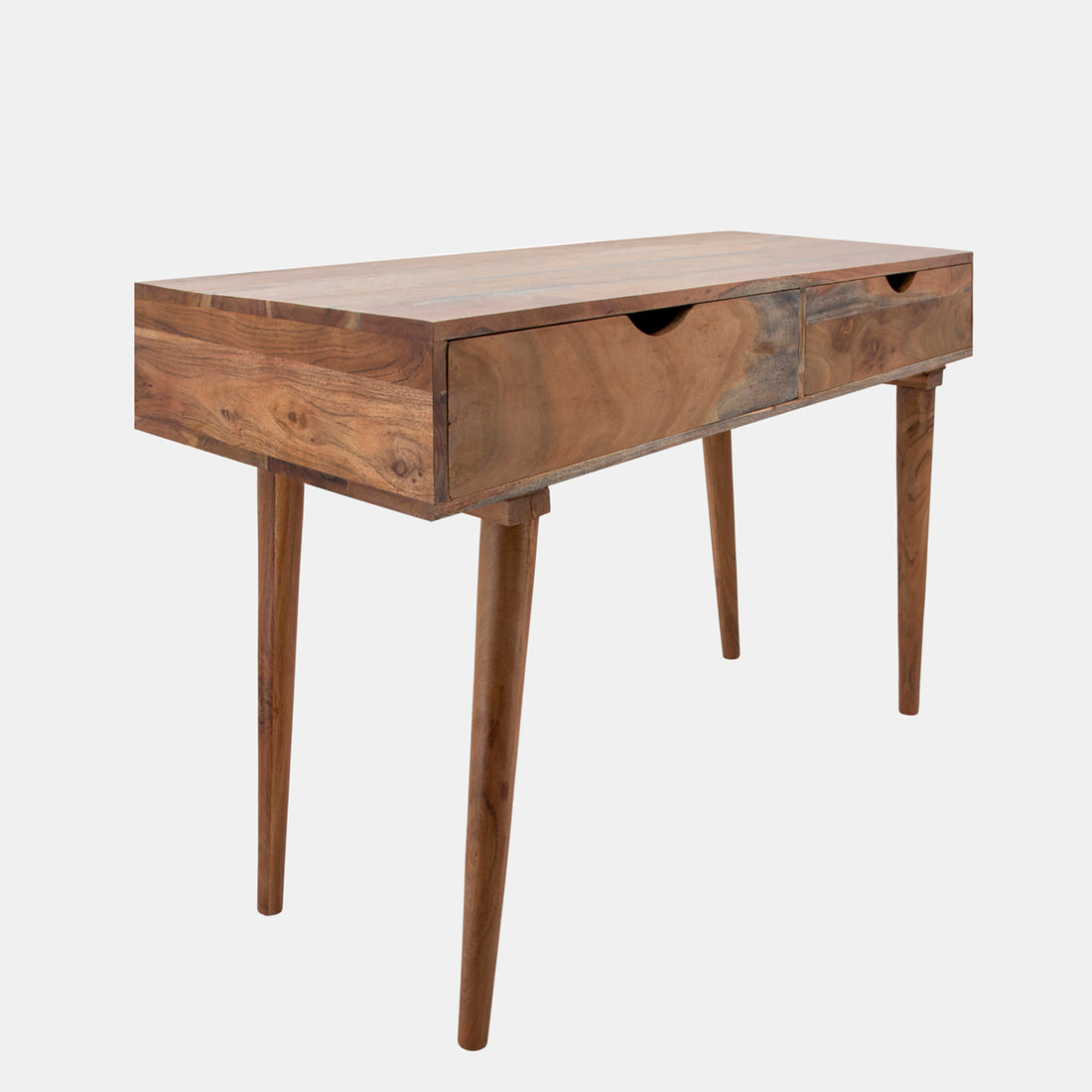 Sagebrook Home 30&quot; Wooden Writing Desk W/ 2 Drawers, Brown  Kd