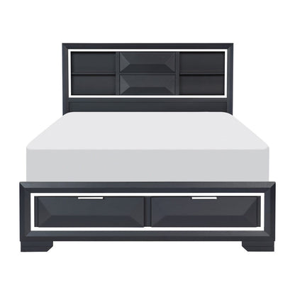 (3) Queen Platform Bed 1553-1*