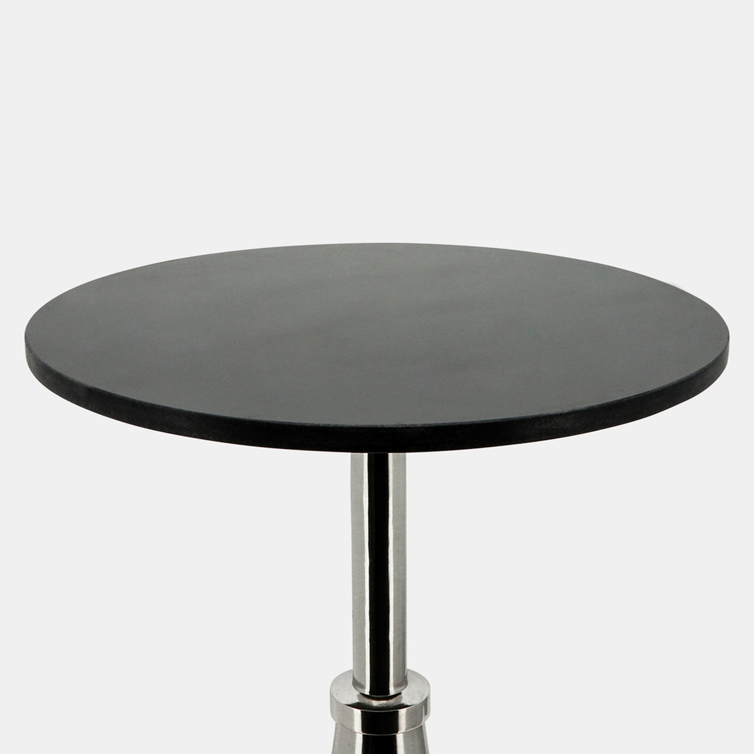 Sagebrook Home 22&quot; Metal Side Table W/ Orb Base, Nickel
