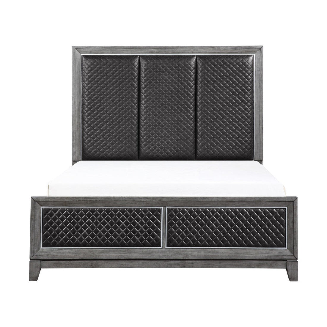 (3) Queen Bed 1566GY-1*