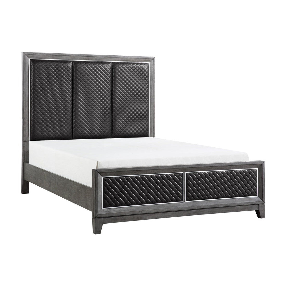 (3) Queen Bed 1566GY-1*