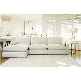 Sophie 3-Piece Sectional with Chaise Ash-15704S3