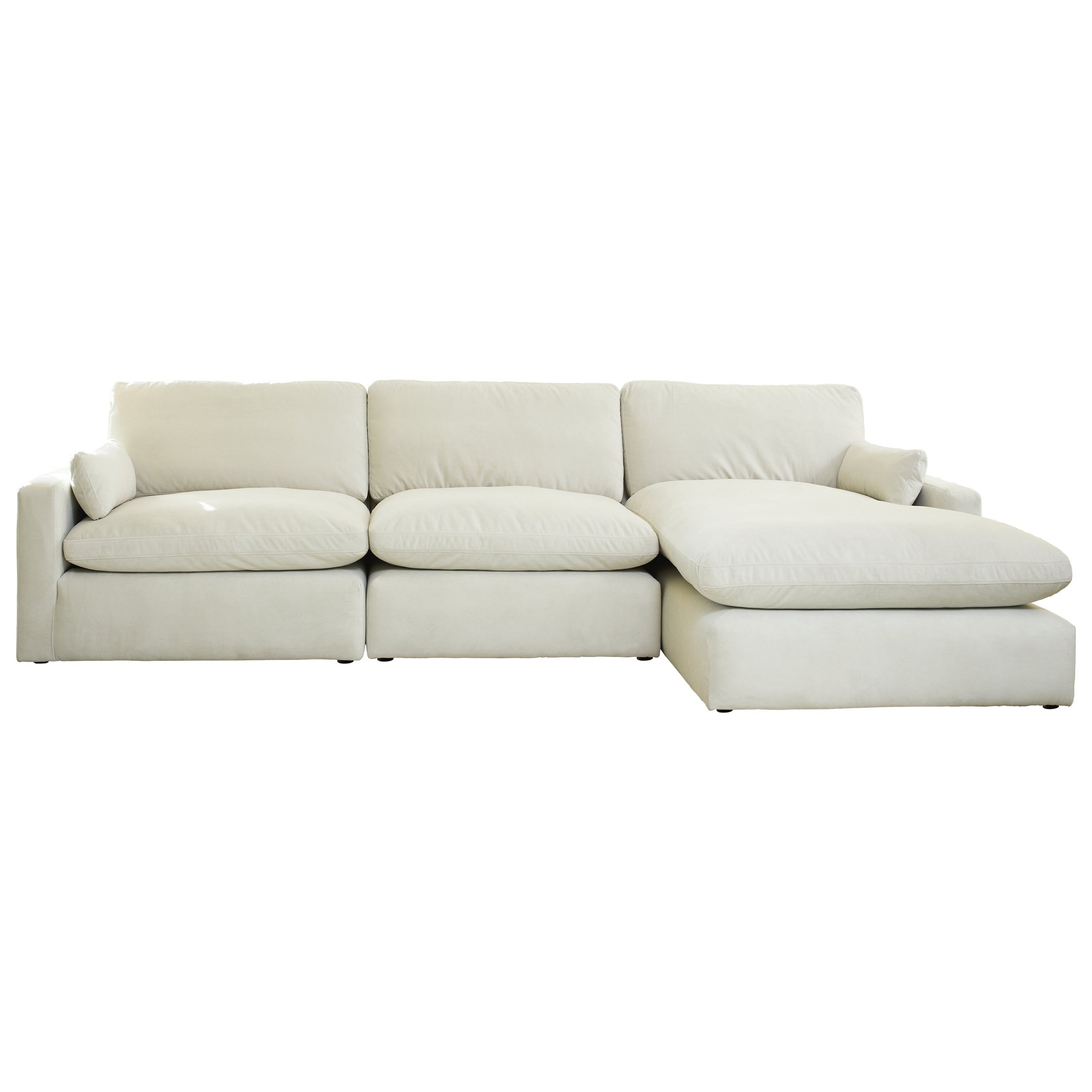 Sophie 3-Piece Sectional with Chaise Ash-15704S4