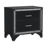 NIGHT STAND 1572BK-4
