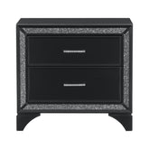NIGHT STAND 1572BK-4