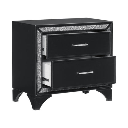 NIGHT STAND 1572BK-4