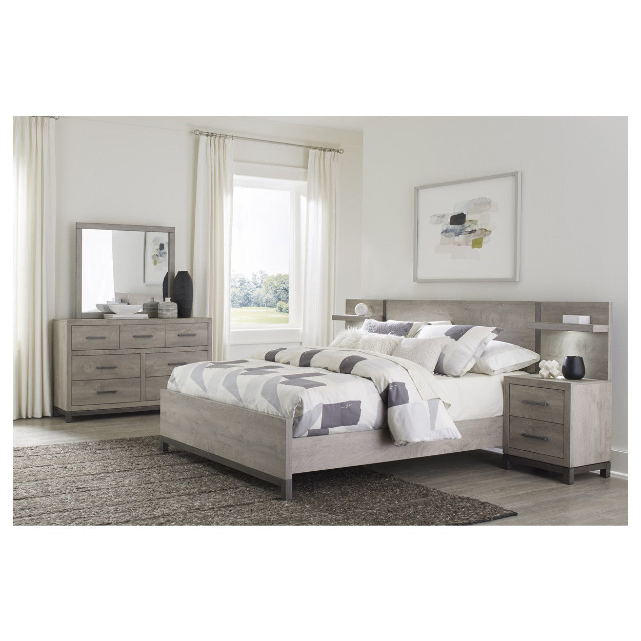 5pc Set California King Wall Bed (CK+2NS+2NS-P) 1577K-1CK*WB
