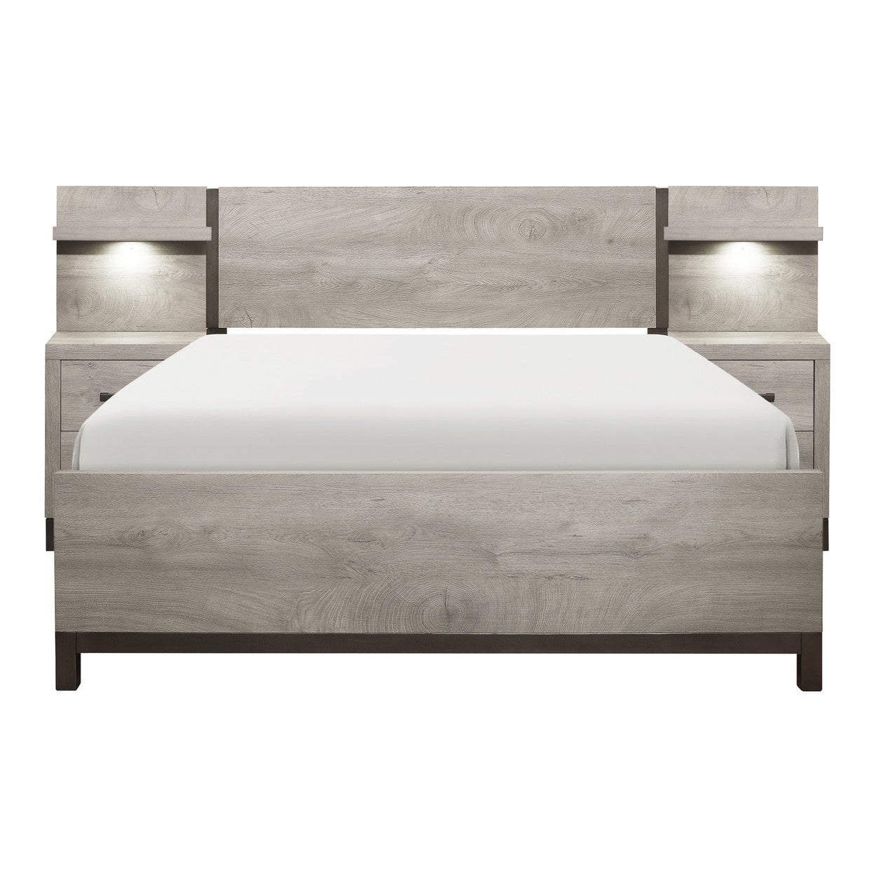 5pc Set Queen Wall Bed (QB+2NS+2NS-P) 1577-1*WB
