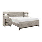 5pc Set Queen Wall Bed (QB+2NS+2NS-P) 1577-1*WB