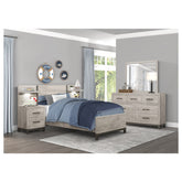 Wall Panel for Night Stand with LED Lighting 1577-4P