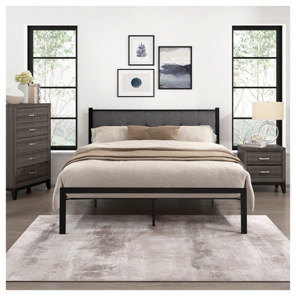 (3) QUEEN PLFM BED W/FB STRG 1612-1