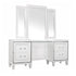 (3) Vanity Dresser with Mirror 1616W-15*