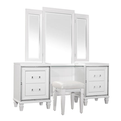 (3) Vanity Dresser with Mirror 1616W-15*